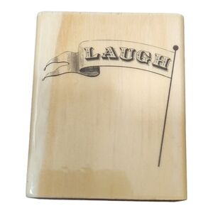 NWT. Michael's "Three Ring Circus" Wood Mounted Block Stamp